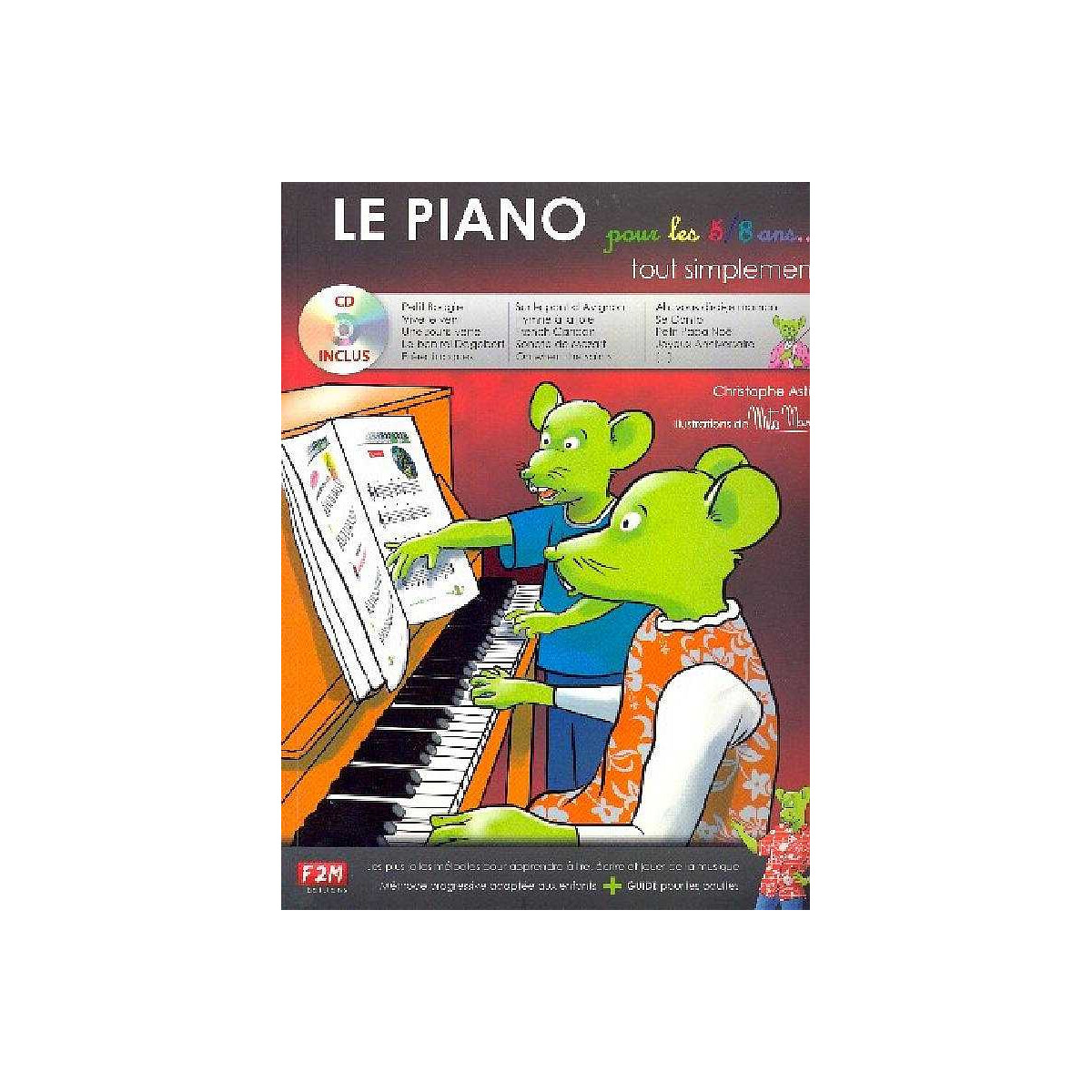 Le piano pour les 5/8 ans tout simplemen box