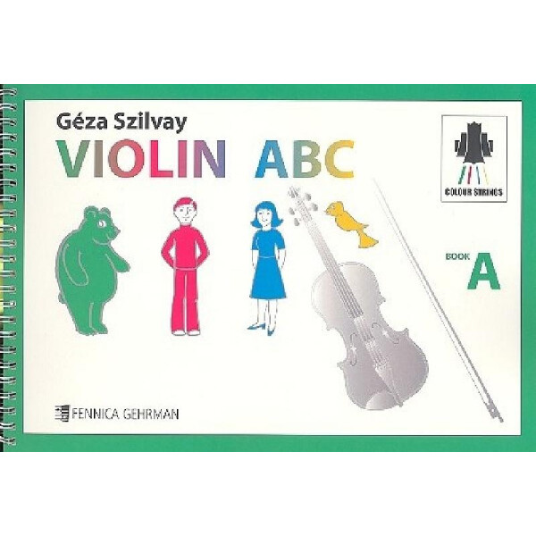 Colour Strings Violin ABC Book A
