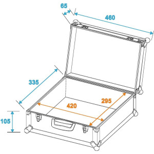 Roadinger universal suitcase case FOAM sil