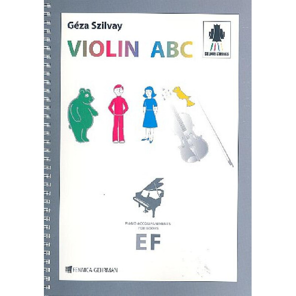 Colour Strings Violin ABC piano accompaniments for book E and F