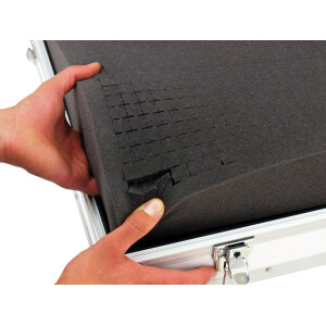 Roadinger universal suitcase case FOAM GR-2 alu