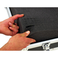 Roadinger universal suitcase case FOAM GR-4 black