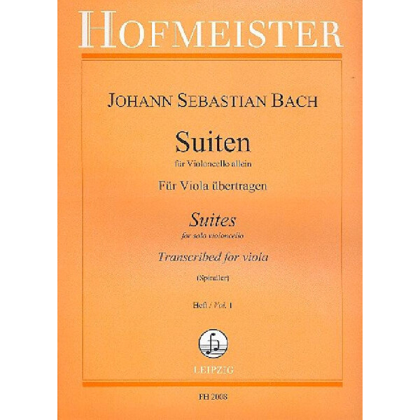 Suiten für Violoncello Band 1 (Nr.1-3)