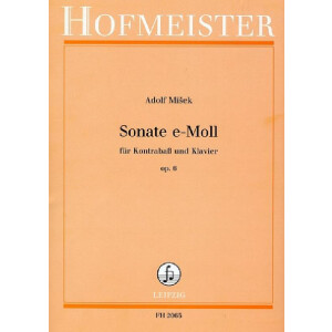 Sonate e-Moll op.6 für Kontrabaß und Klavier