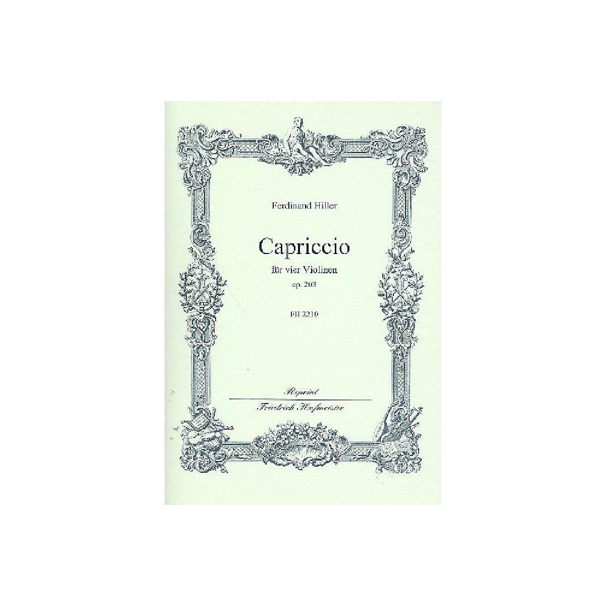 Capriccio op.203 f&uuml;r 4 Violinen