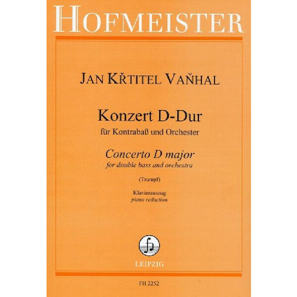 Konzert D-Dur für Kontrabass und Orchester