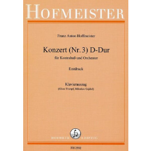 Konzert D-Dur Nr.3 f&uuml;r Kontraba&szlig;