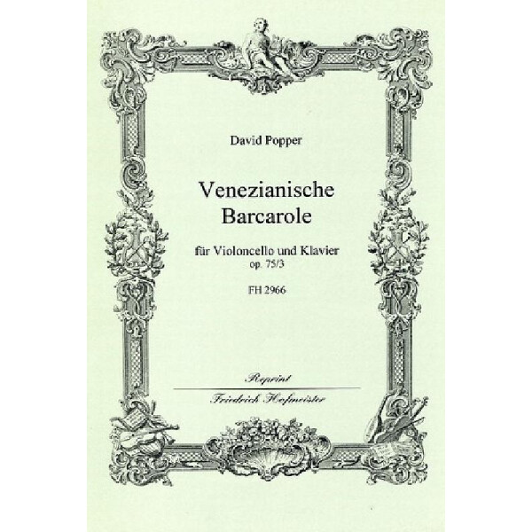 Venezianische Barcarole op.75,3