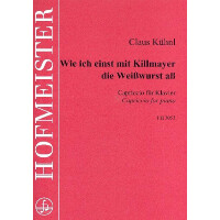 Wie ich einst mit Killmayer die Weißwurst aß