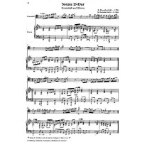 Sonate D-Dur für Kontrabass und Klavier