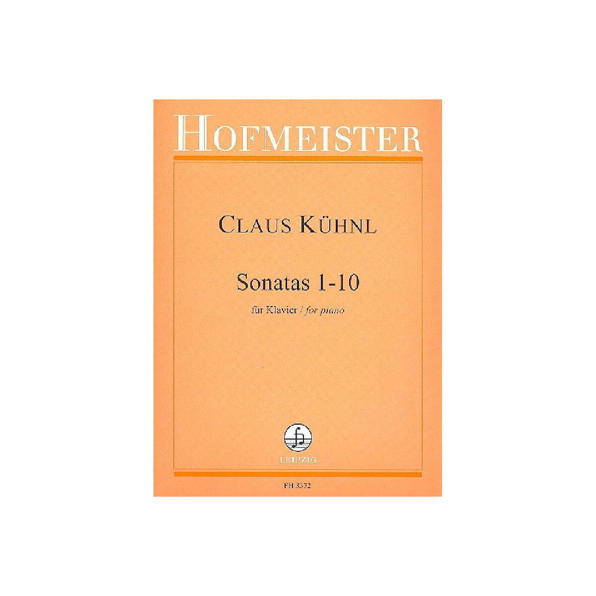 Sonaten Nr.1-10 für Klavier box