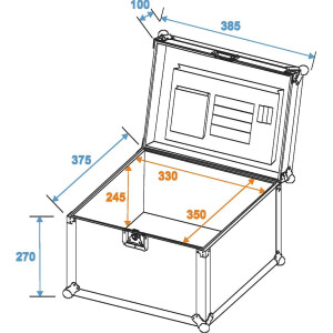 Roadinger universal document case GR-2, black