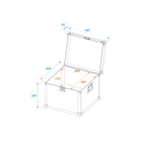 Roadinger universal transport case 40x40x30cm