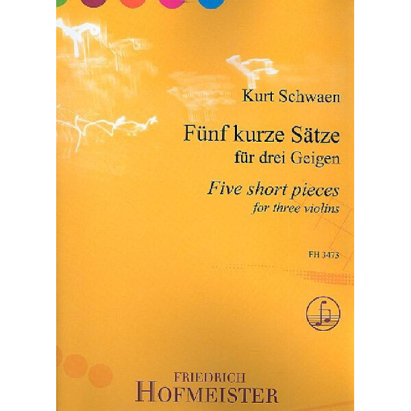 5 kurze Sätze KSV28 für 3 Violinen