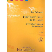 5 kurze Sätze KSV28 für 3 Violinen