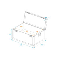 Roadinger universal transport case 60x40x30cm