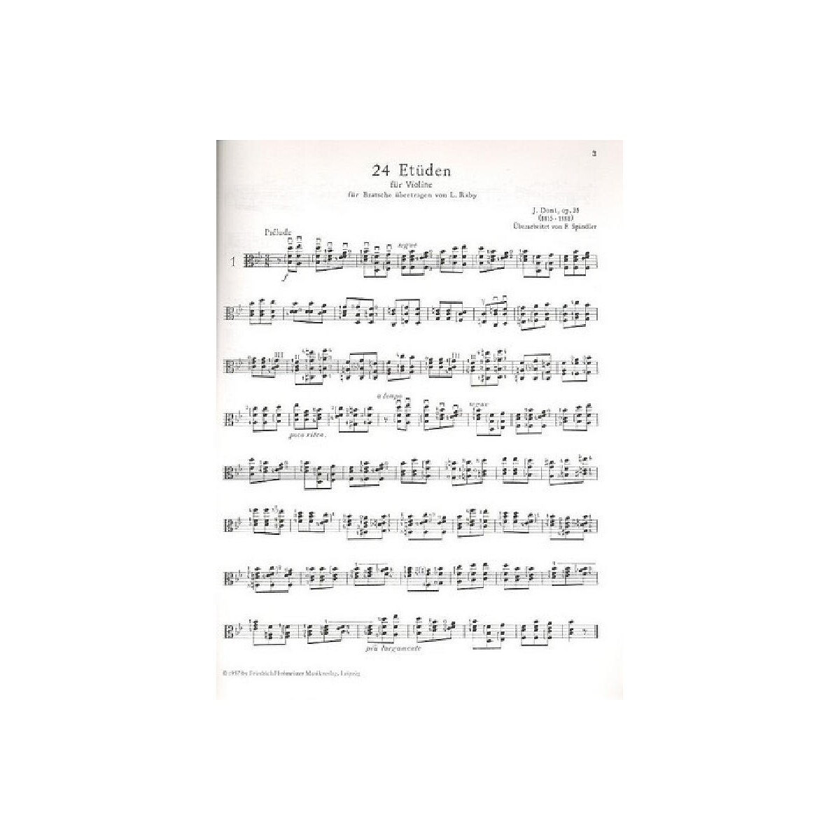 24 Etüden für Violine für box