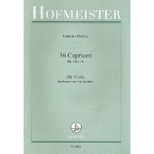 36 Capricen für Viola