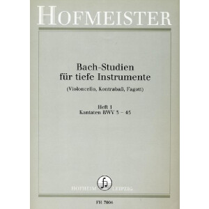 Bach-Studien für tiefe Instrumente Band 1