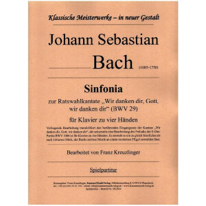 Sinfonia BWV29