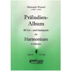 Pr&auml;ludien-Album Band 3 80 Vor- und Nachspiele