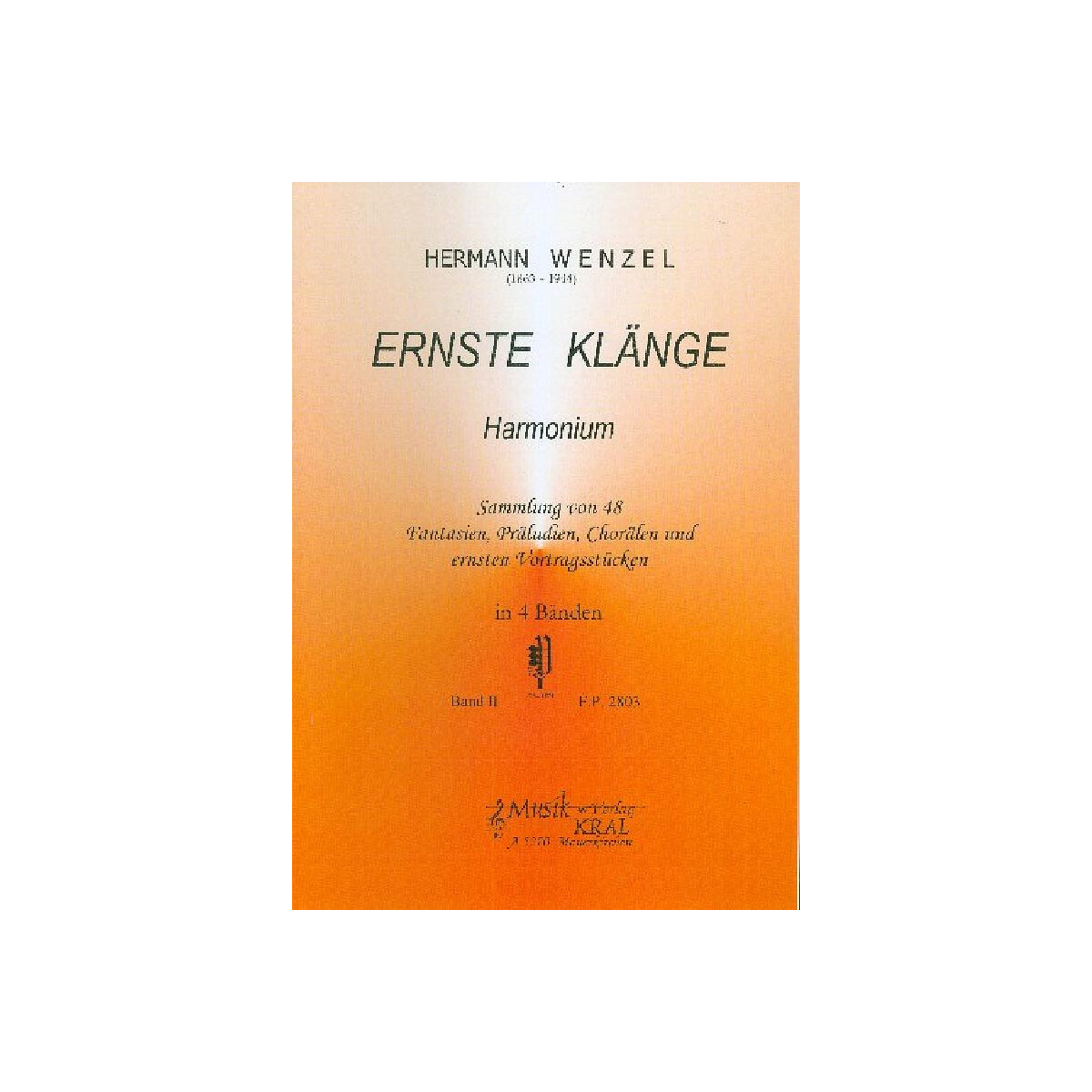 Ernste Klänge Band 2 für Harmonium