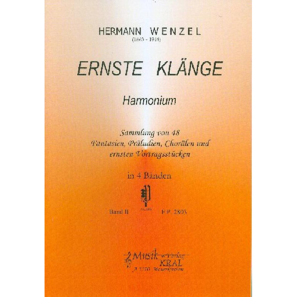 Ernste Klänge Band 2 für Harmonium