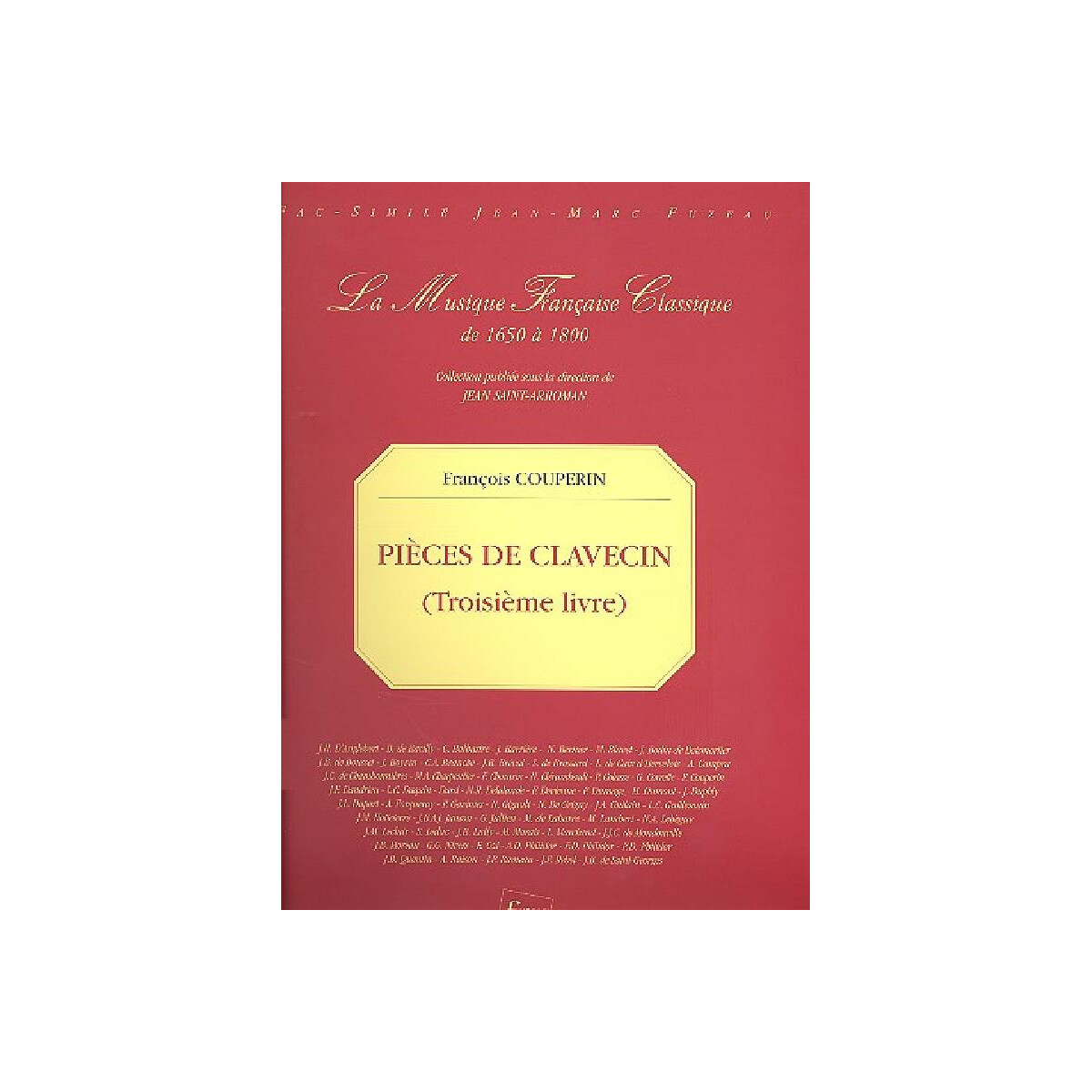 Pièces de clavecin vol.3 Faksimile