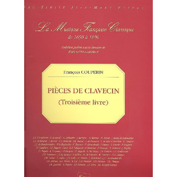 Pièces de clavecin vol.3 Faksimile