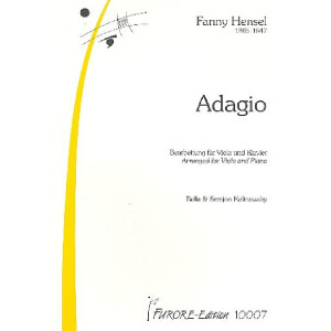 Adagio f&uuml;r Viola und Klavier