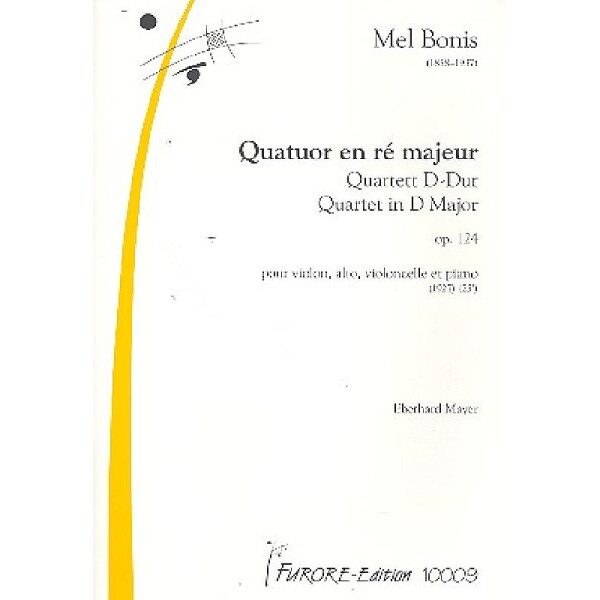 Quartett D-Dur op.124 für Klavier,