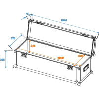 Roadinger universal case professional 100x30x30cm