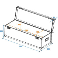 Roadinger universal case professional 140x30x30cm