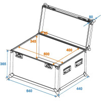 Roadinger Universal-Case Profi 60x40x40cm