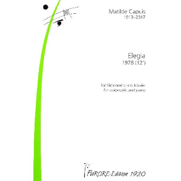 Elegia für Violoncello und Klavier