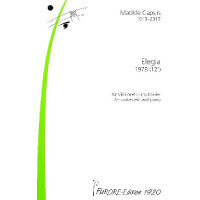 Elegia für Violoncello und Klavier