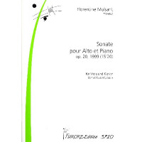 Sonate op.20 für Viola und Klavier