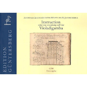 Instruction oder eine Anweisung auff der Viola da gamba