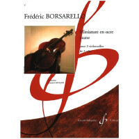 Miniature en ocre jaune