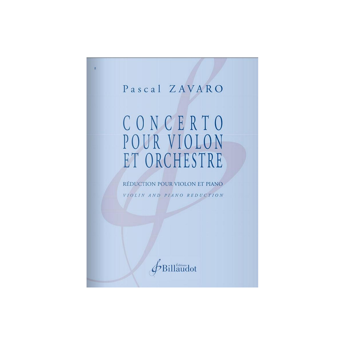 Concerto pour violon et orchestre