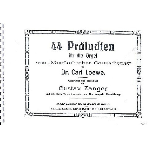 44 Präludien aus Musikalischer