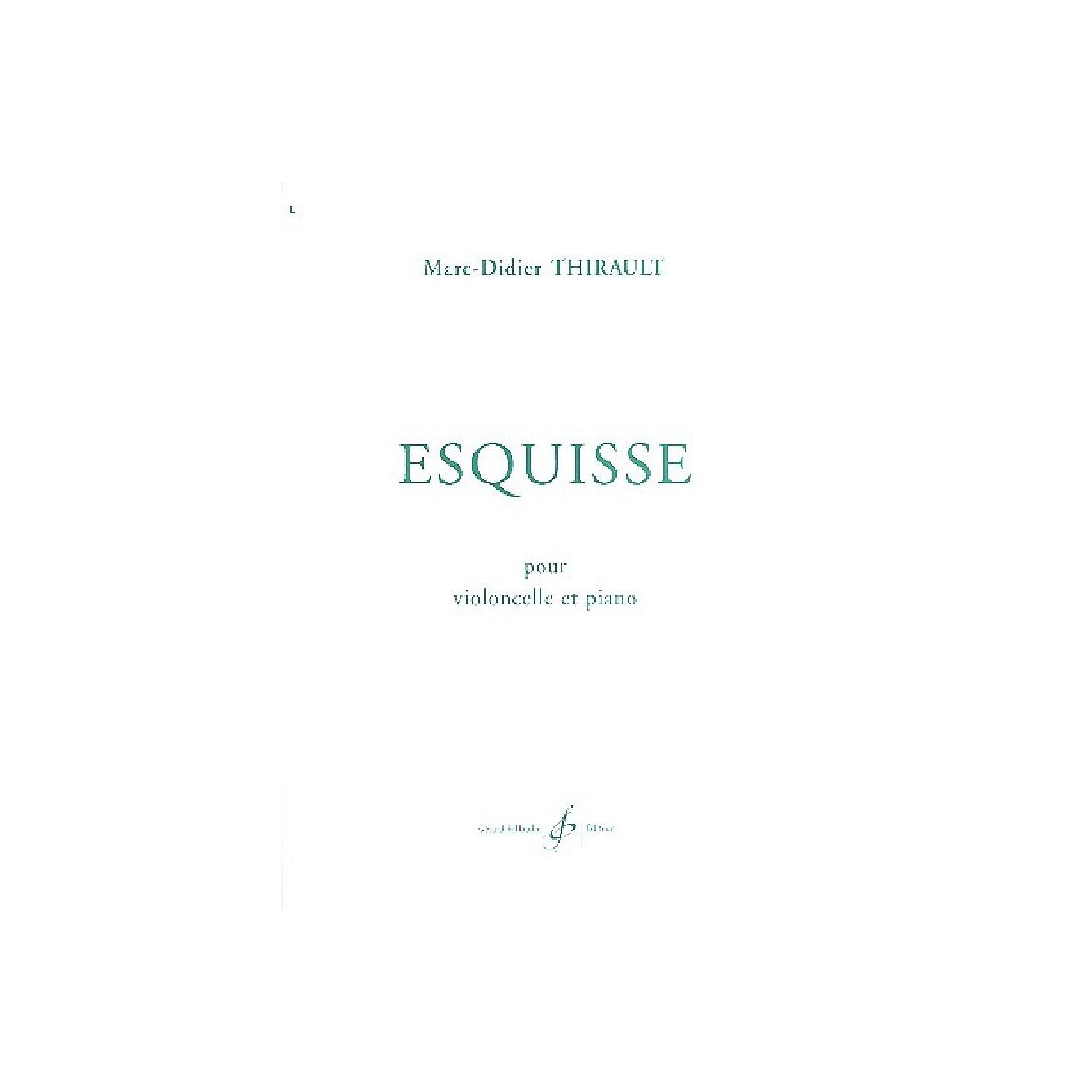 Esquisse pour violoncelle et piano box
