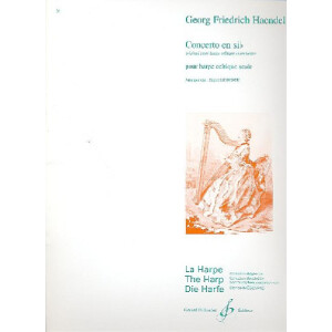 Concerto si bemol majeur pour harpe celtique
