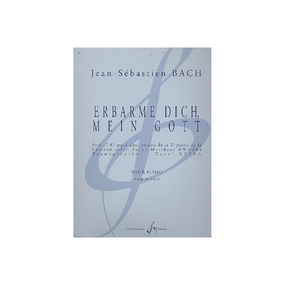 Erbarme dich mein Gott BWV244