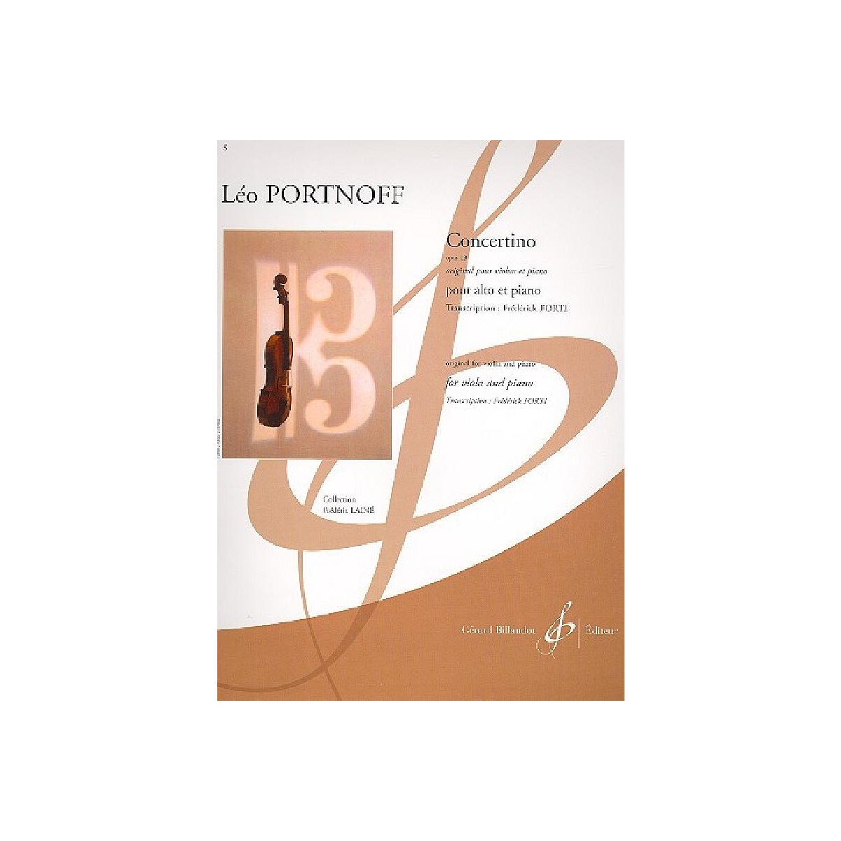 Concertino op.13 pour violon et piano box