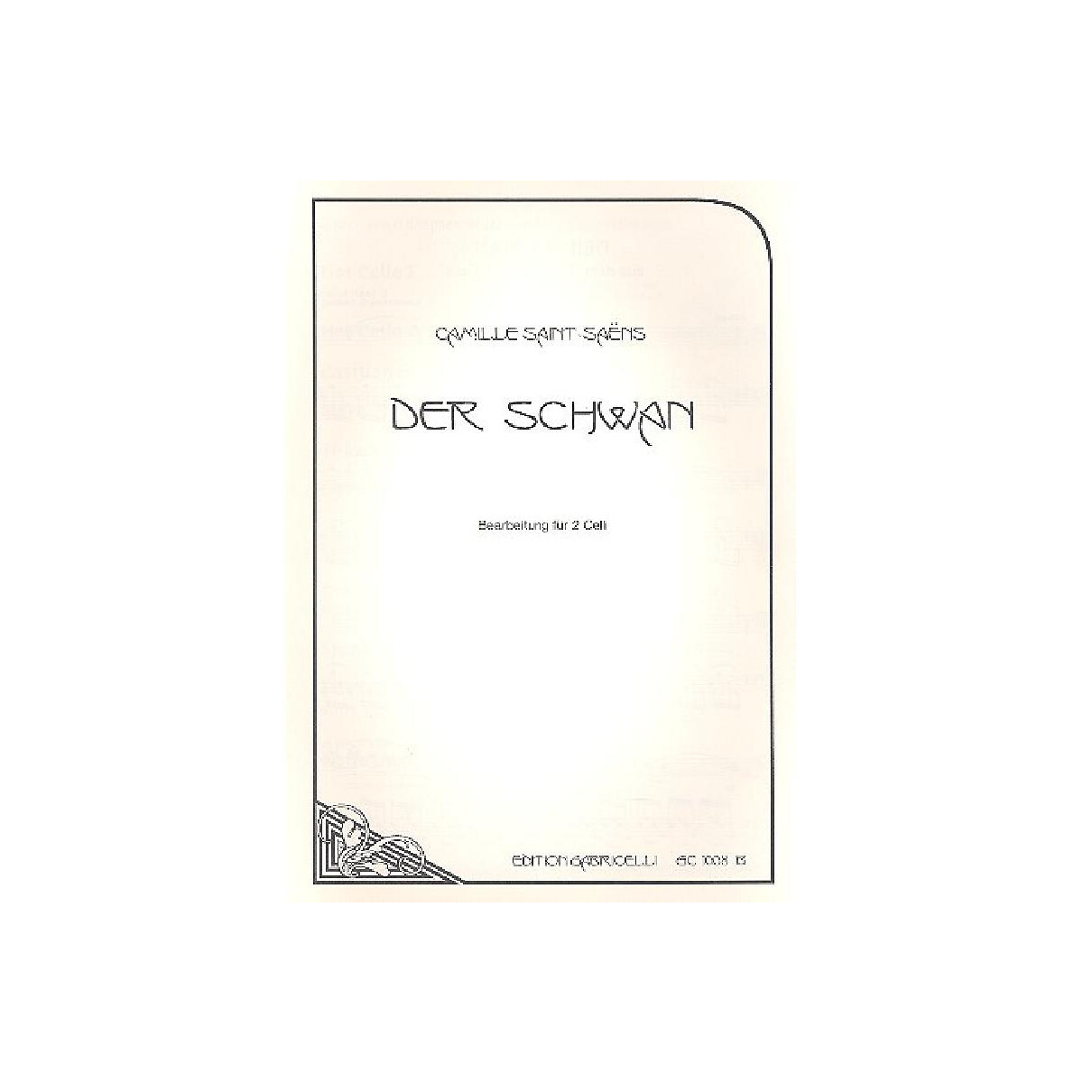 Der Schwan für Violoncello box