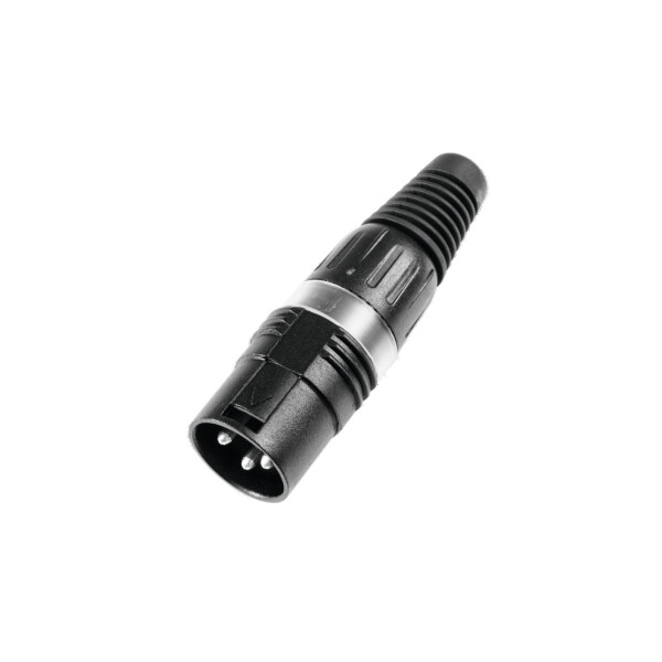 Hicon XLR connector 3-pin HI-X3CM-BLK