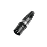 Hicon XLR connector 3-pin HI-X3CM-BLK
