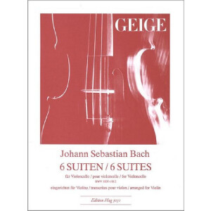 6 Suiten für Violine solo