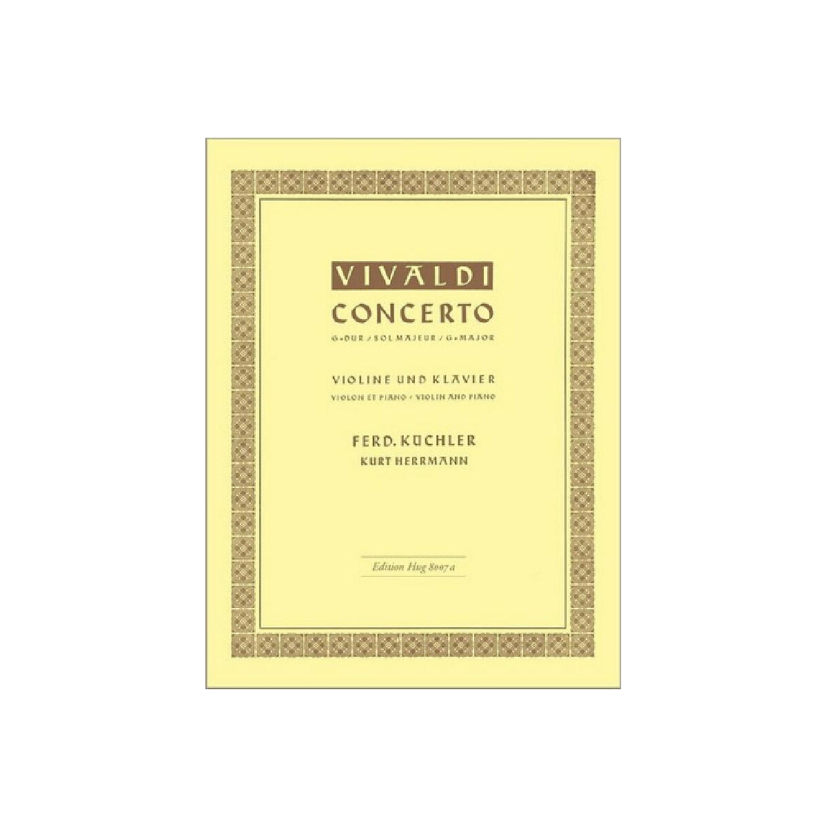 Concerto G-Dur F.I:173  für Violine box